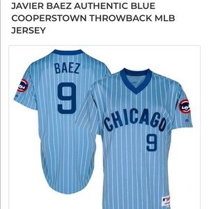 Majestic Authentic Javier Baez #9 Jersey